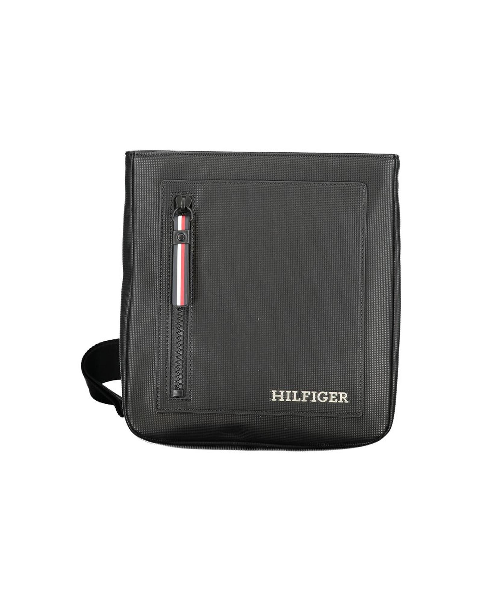 V539-TO-30701-202506180845-00 Tommy Hilfiger Men's Black Polyethylene Shoulder Bag - One Size - Image 1