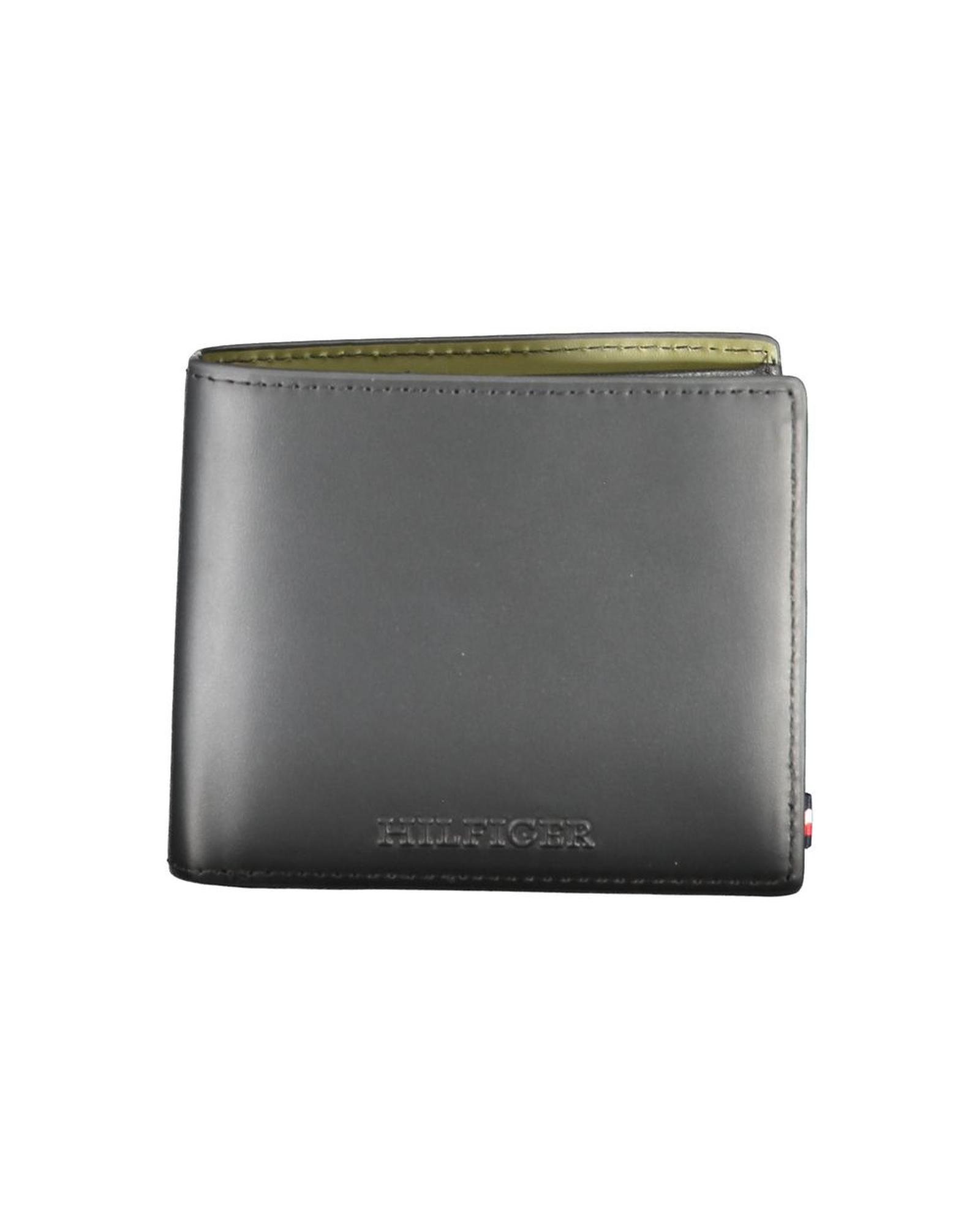 V539-TO-31006-202506180910-00 Tommy Hilfiger Men's Black Leather Wallet - One Size - Image 1