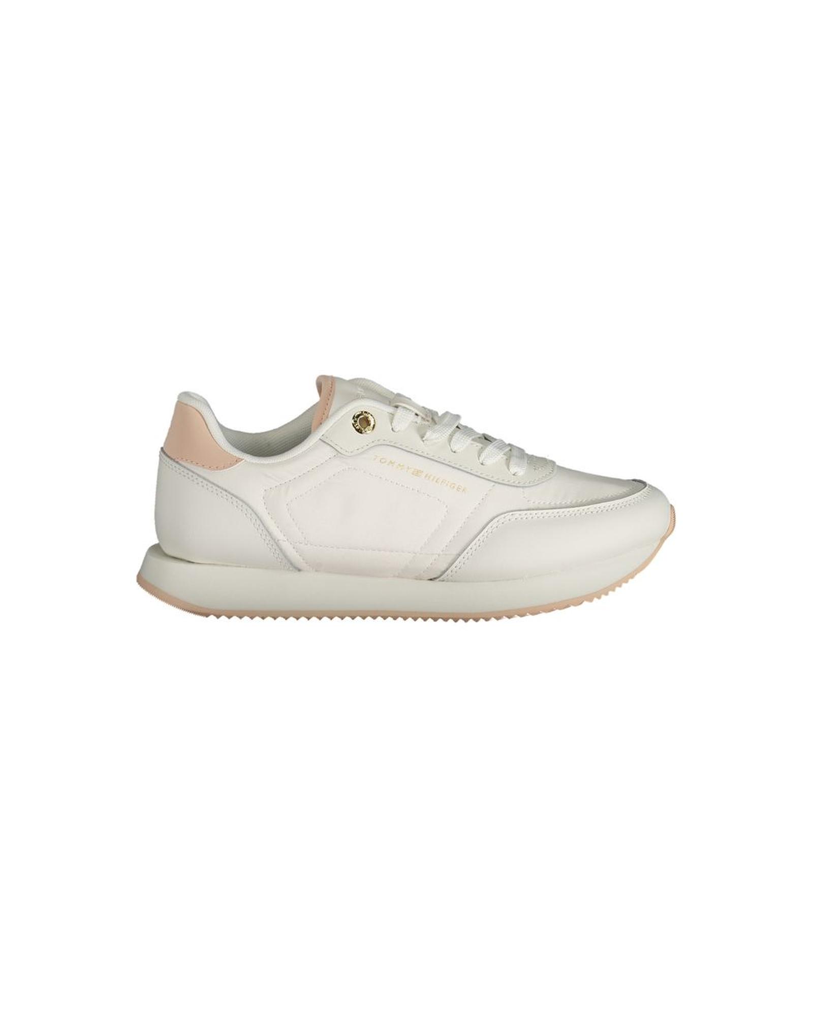 V539-TO-31272-EU40US10-202506180945-00 Tommy Hilfiger Women's White Polyester Sneaker - 40 EU - Image 1