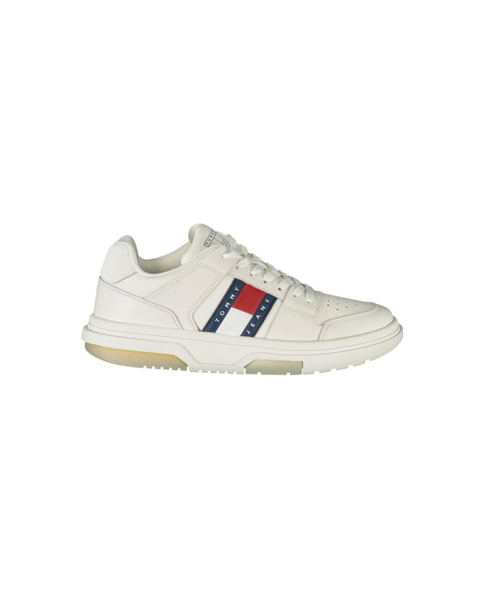 V539-TO-31888-EU38US8-202506180737-00 Tommy Hilfiger Women's White Leather Sneaker - 38 EU - Image 1