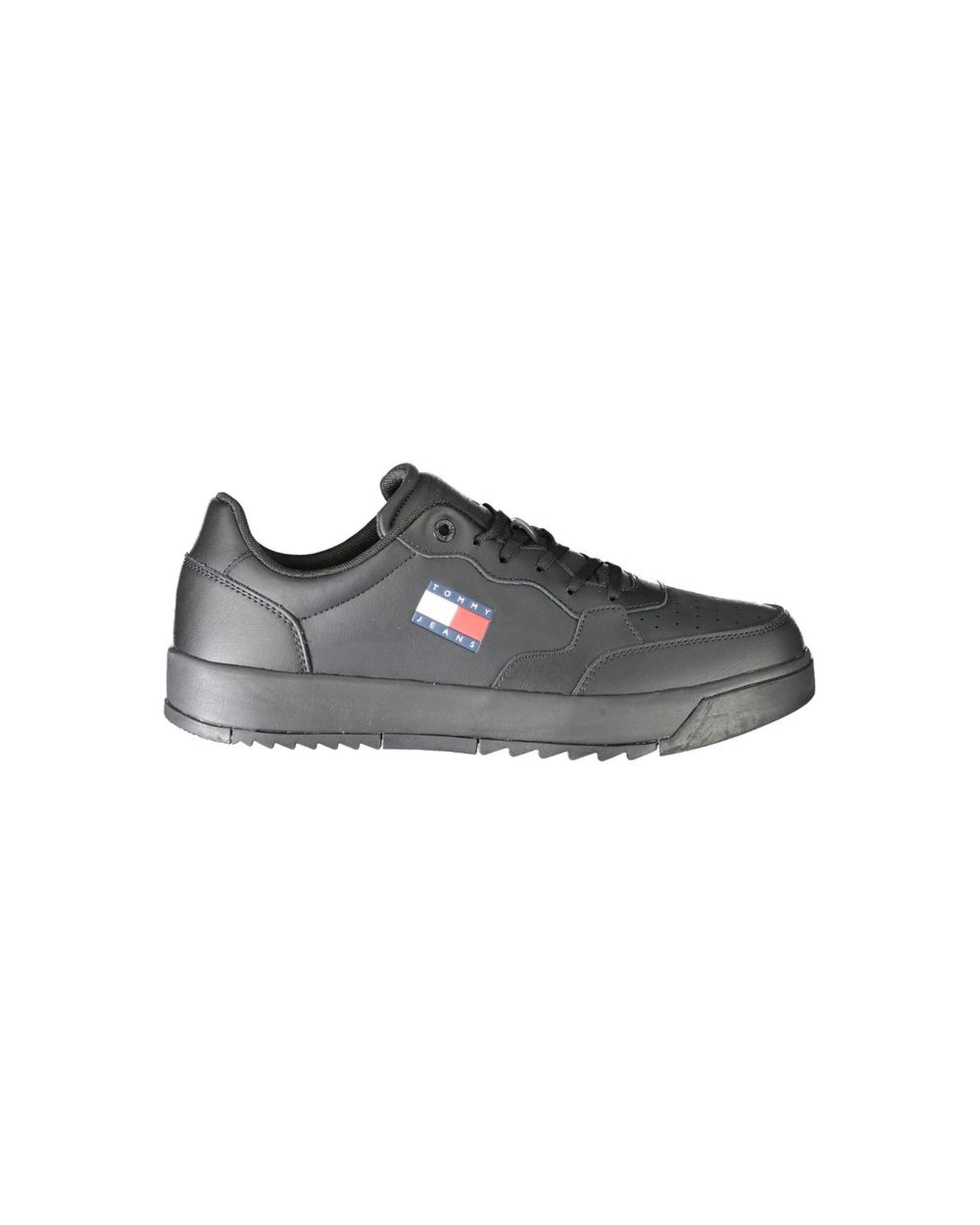 V539-TO-31949-EU41US8-202506180741-00 Tommy Hilfiger Men's Black Polyethylene Sneaker - 41 EU - Image 1