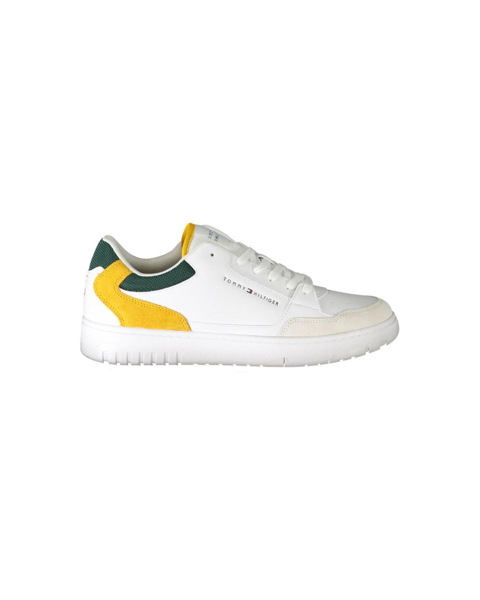 V539-TO-31958-EU40US7-202506180811-00 Tommy Hilfiger Men's White Polyester Sneaker - 40 EU - Image 1