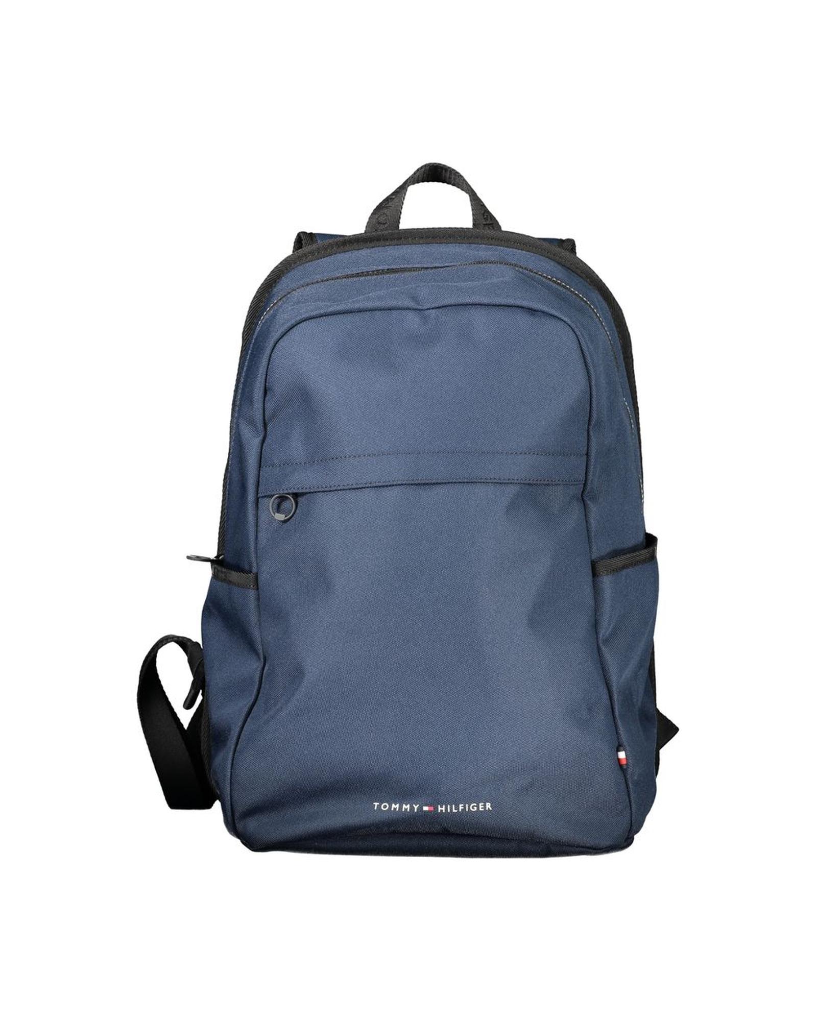 V539-TO-32173-202506180820-00 Tommy Hilfiger Men's Blue Polyester Backpack - One Size - Image 1