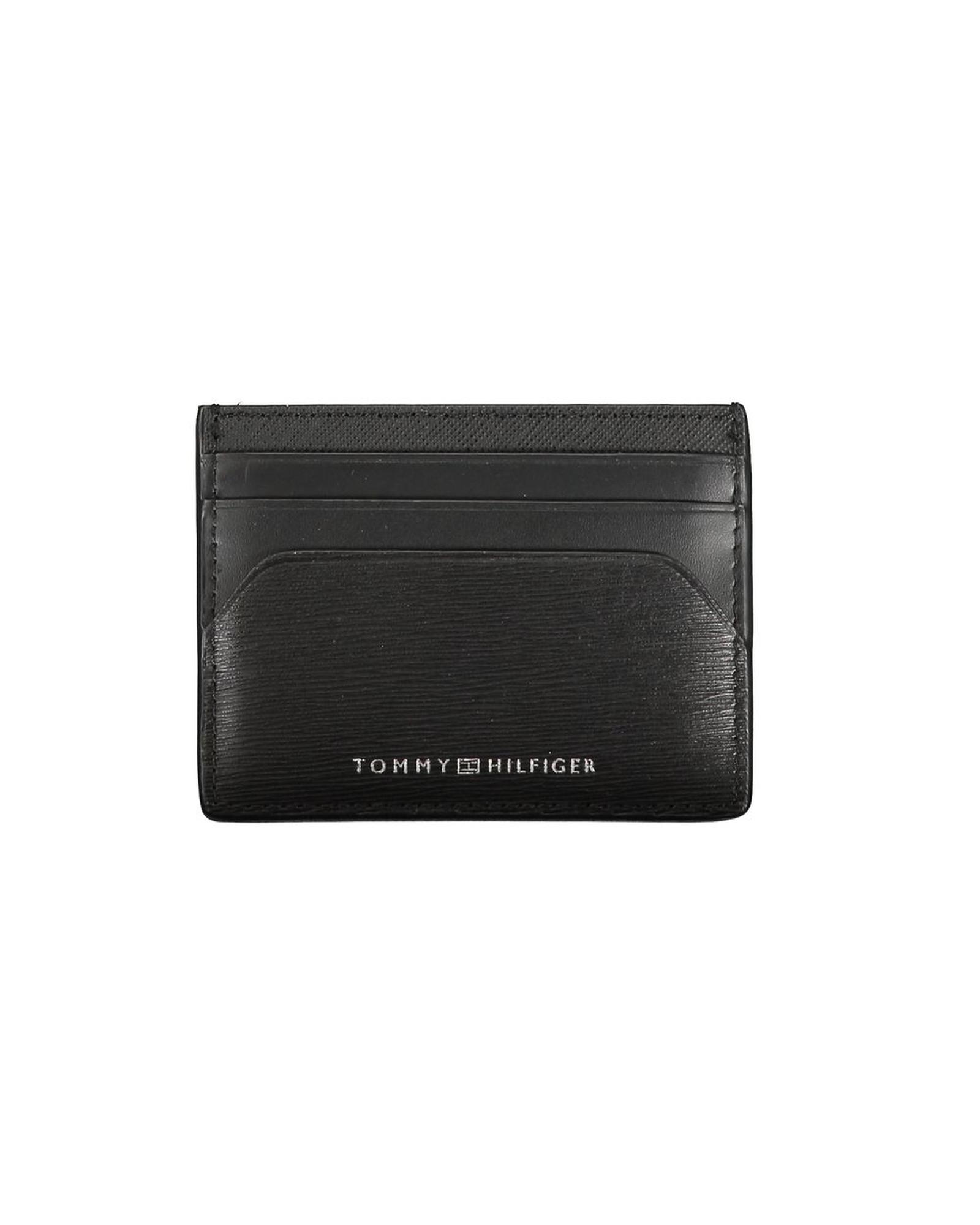 V539-TO-32181-202506180821-00 Tommy Hilfiger Men's Black Leather Wallet - One Size - Image 1
