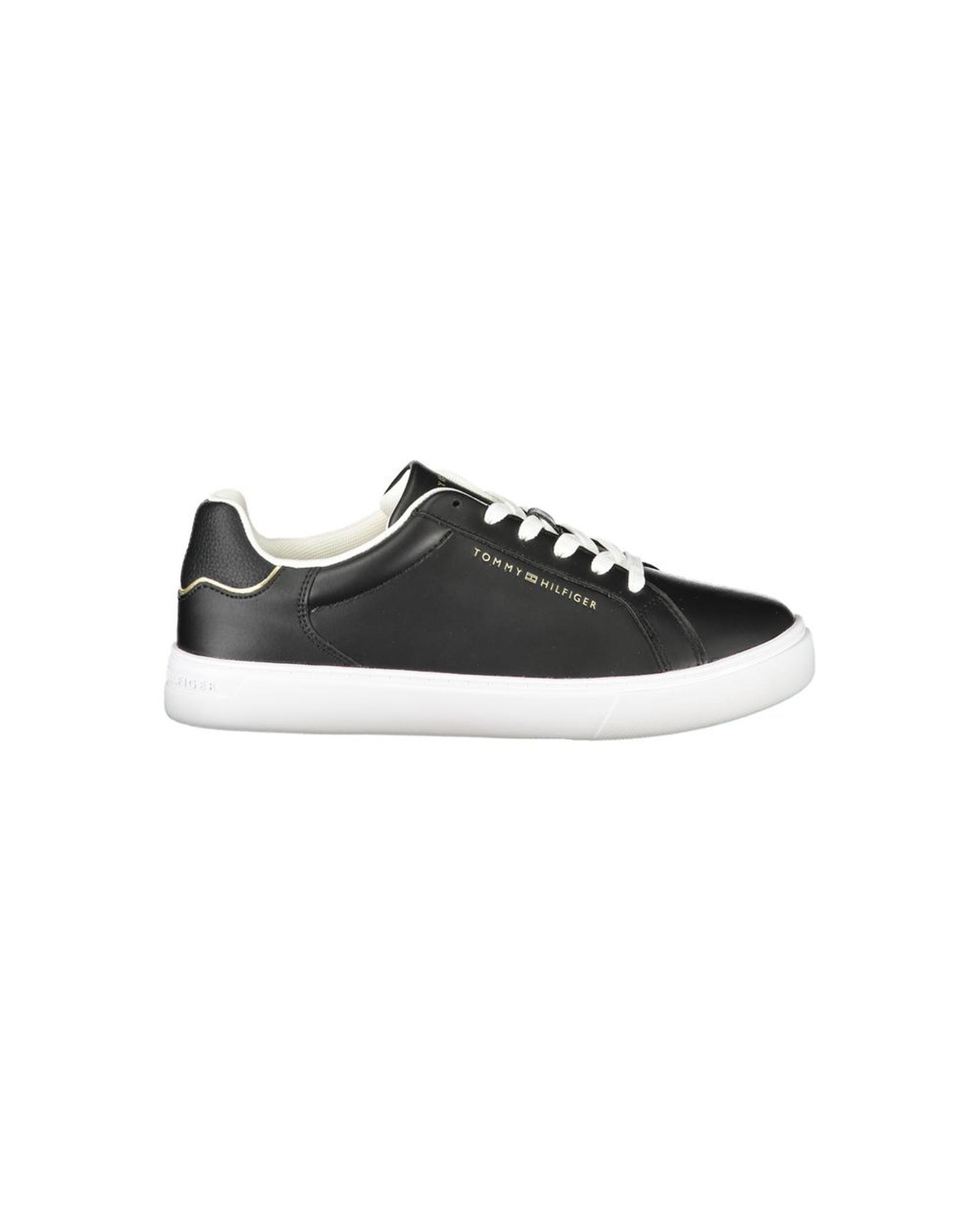 V539-TO-33488-EU38US8-202506180853-00 Tommy Hilfiger Women's Black Polyester Sneaker - 38 EU - Image 1