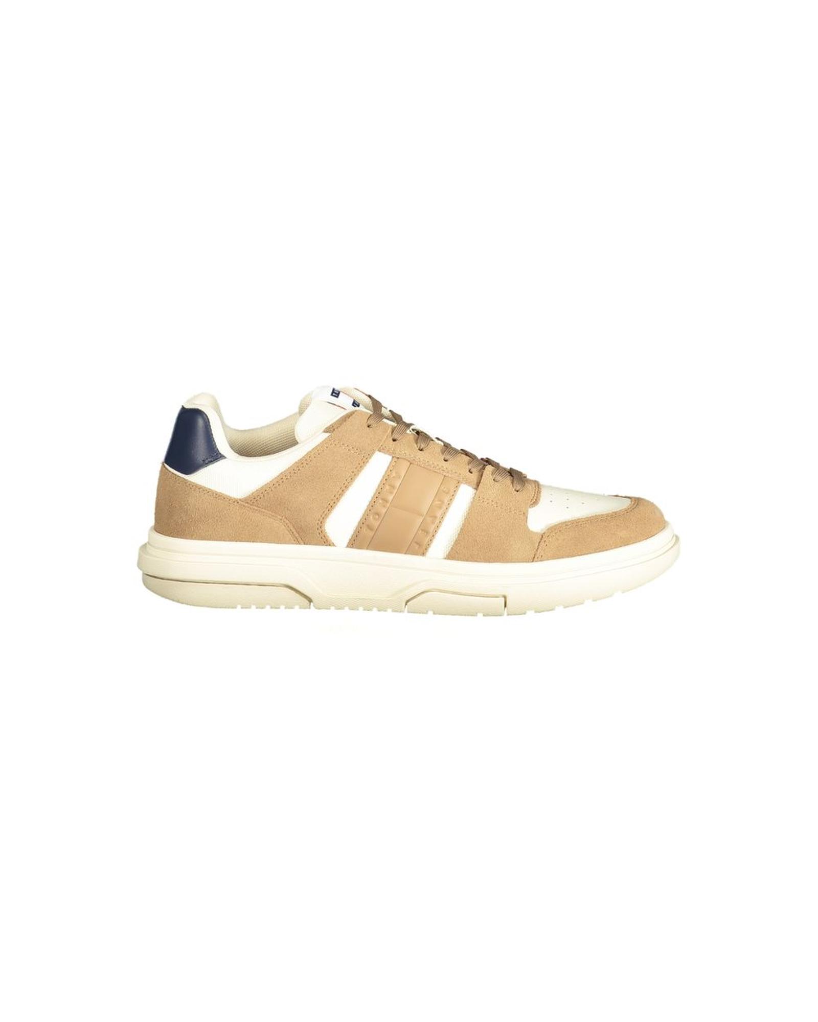 V539-TO-33494-EU40US7-202506180912-00 Tommy Hilfiger Men's Beige Polyester Sneaker - 40 EU - Image 1
