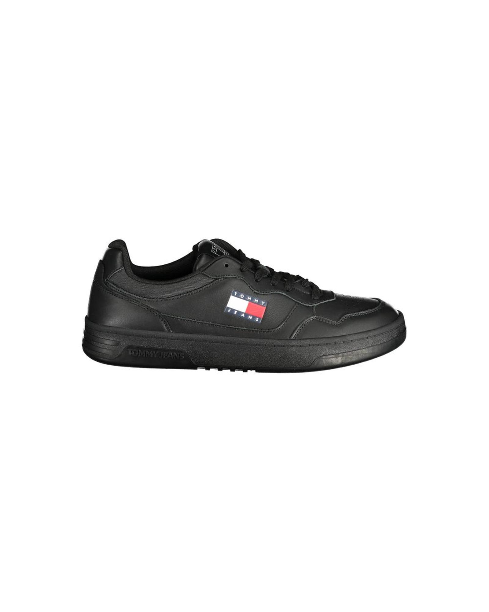 V539-TO-33495-EU44US11-202506180920-00 Tommy Hilfiger Men's Black Polyester Sneaker - 44 EU - Image 1