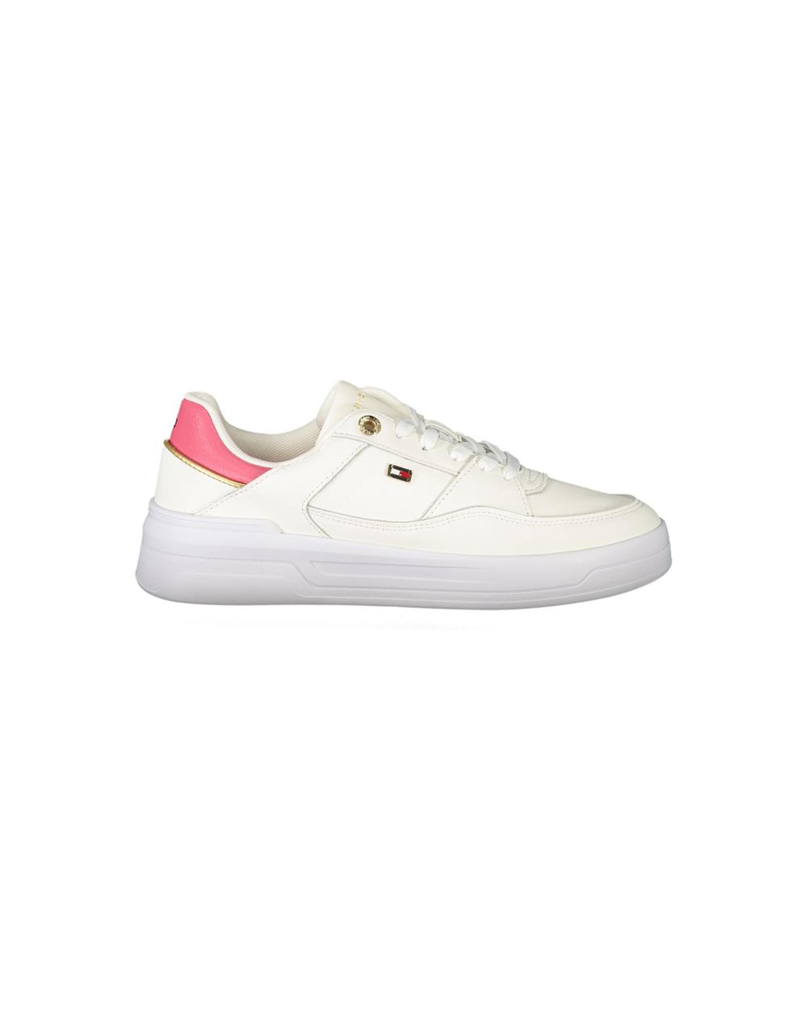 V539-TO-33539-EU38US8-202506180927-00 Tommy Hilfiger Women's White Polyester Sneaker - 38 EU - Image 1