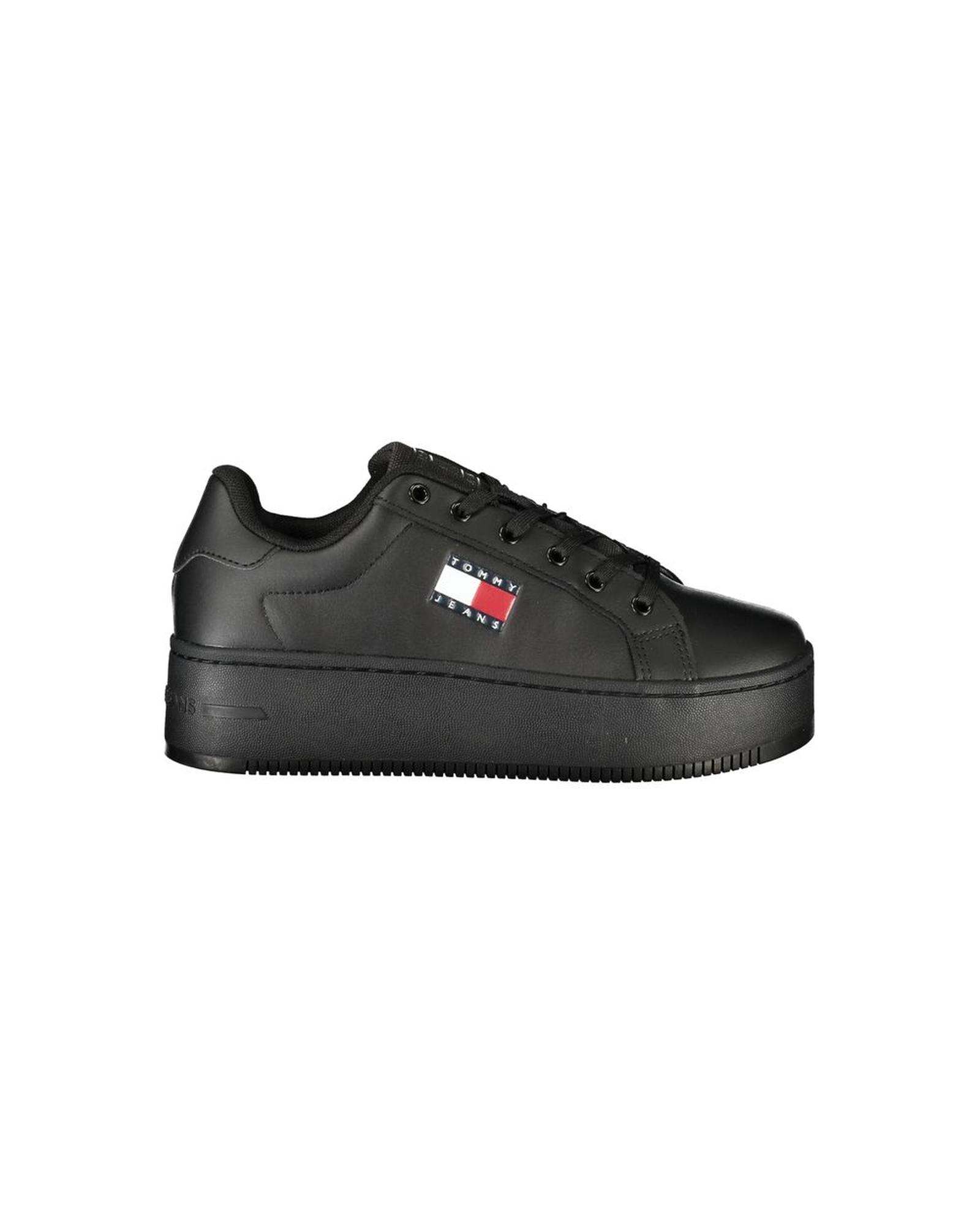 V539-TO-34814-EU41US11-202506181310-00 Tommy Hilfiger Women's Black Polyester Sneaker - 41 EU - Image 1