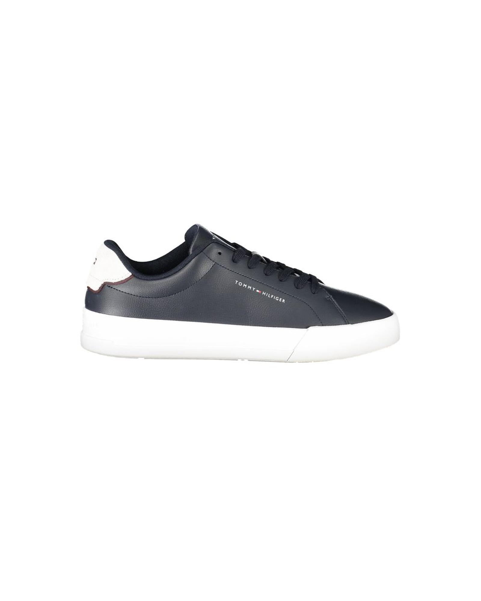 V539-TO-35332-EU46-202506181032-00 Tommy Hilfiger Men's Blue Leather Sneaker - 46 EU - Image 1