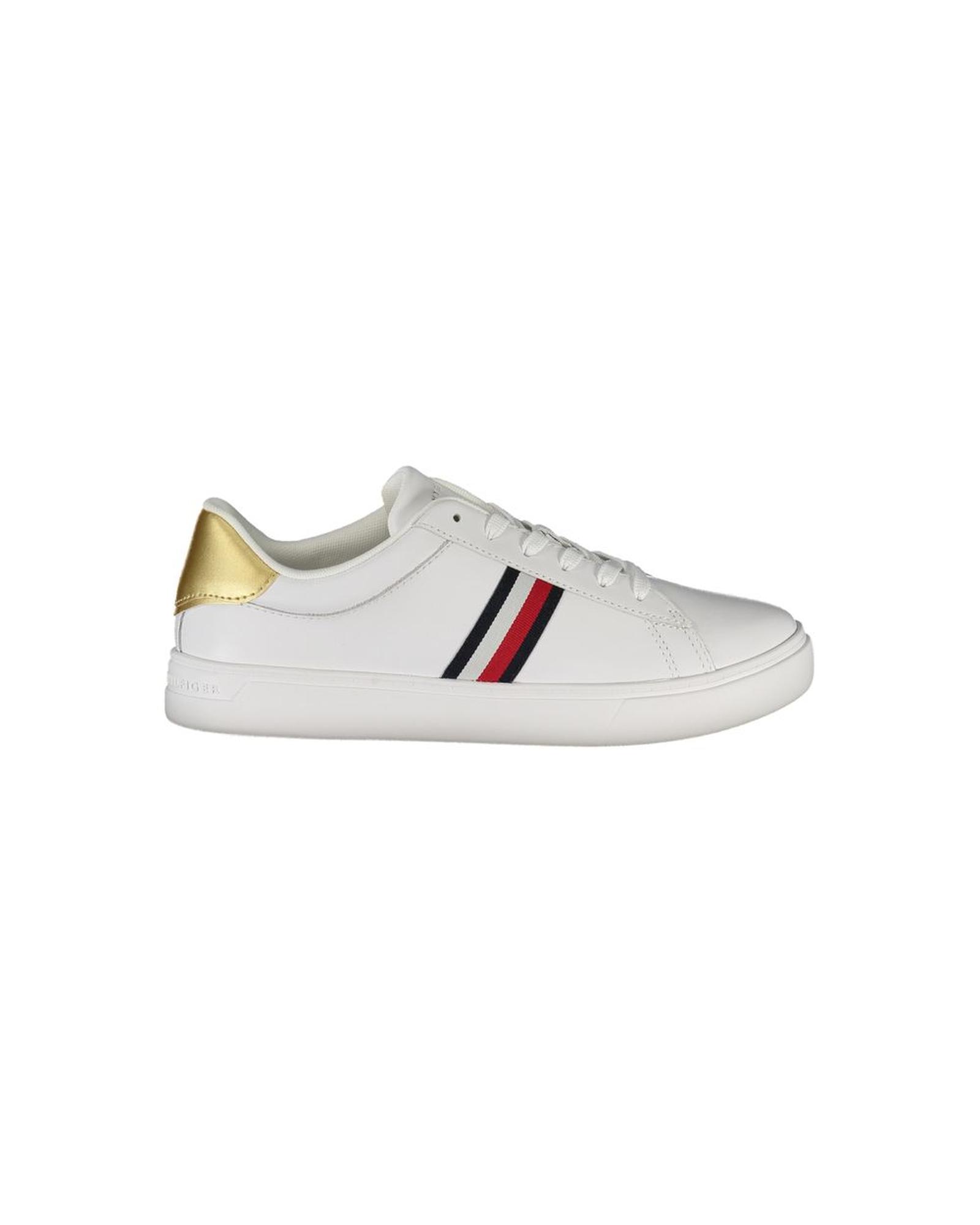 V539-TO-35338-EU39US9-202506181110-00 Tommy Hilfiger Women's White Leather Sneaker - 39 EU - Image 1