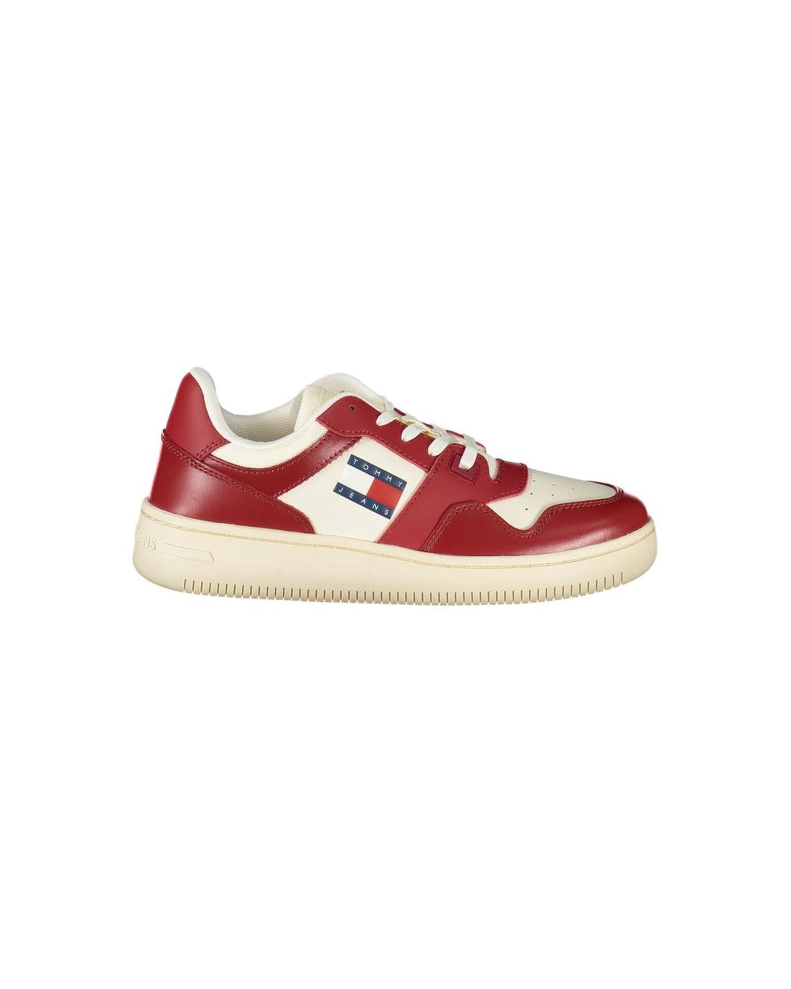 V539-TO-36045-EU38US8-202506181121-00 Tommy Hilfiger Women's Red Polyester Sneaker - 38 EU - Image 1
