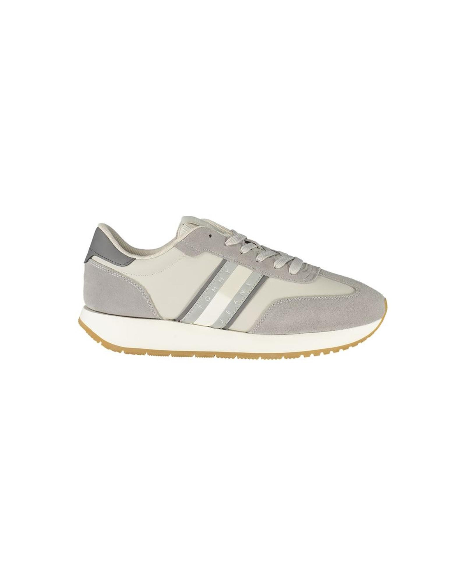 V539-TO-36048-EU42US9-202506181131-00 Tommy Hilfiger Men's Gray Leather Sneaker - 42 EU - Image 1