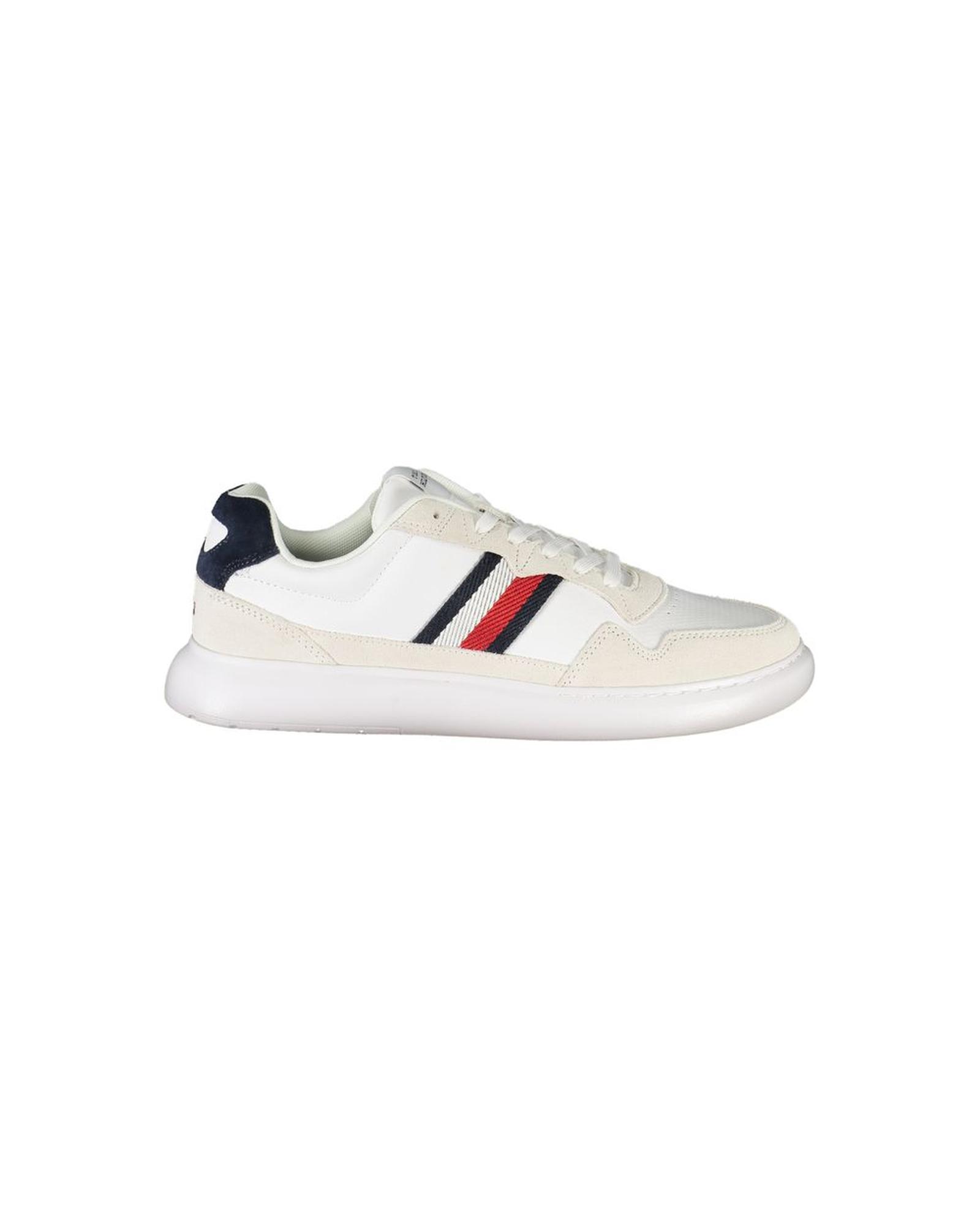 V539-TO-36049-EU44US11-202506181136-00 Tommy Hilfiger Men's White Leather Sneaker - 44 EU - Image 1