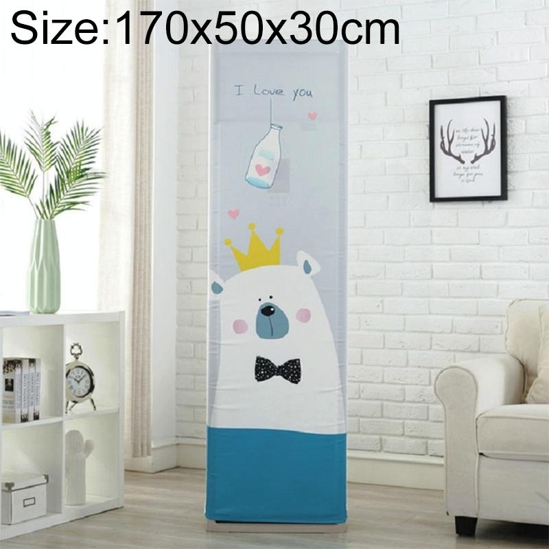 V562-1029377230DBT-202503031716-00 Love Bear Fabric Dust Cover - 170x50x30cm Vertical Cabinet Type All-inclusive Ac - Image 1