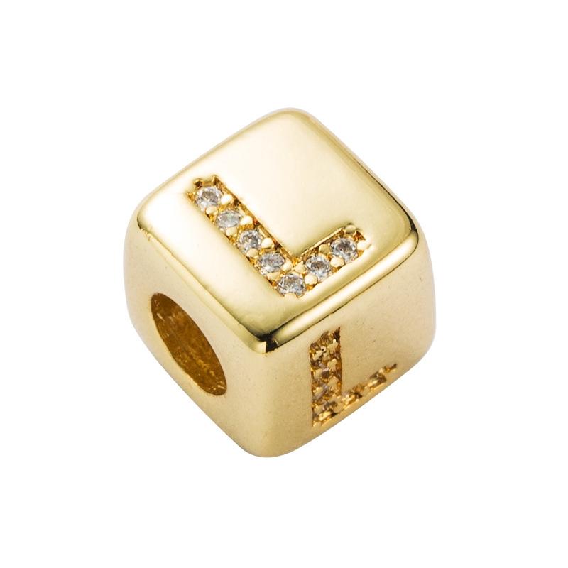 V562-2100396240DBT-202504111742-00 Brass Micro Inlaid Couple Red String Diy Bracelet Style - L - Image 1