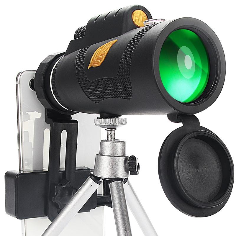 V562-2978GO-202503201732-00 Professional 12X50 Hd Monocular Night Vision Telescope + Tripod - Image 1