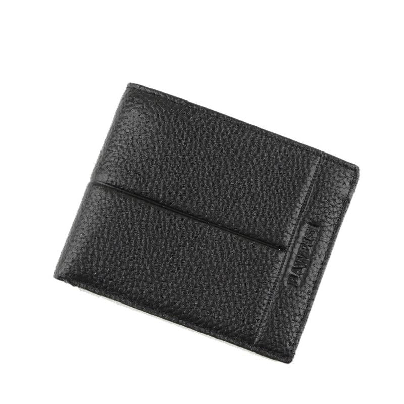 V562-4023122060DBT-202503280311-00 Rfid-blocking Men Wallet with Card Holder by Baweisi - Black - Image 1
