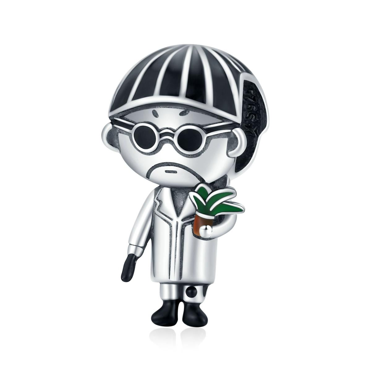 V562-4351200ADE-202504111910-00 925 Sterling Silver Uncle Bead For Diy Bracelets & Necklaces - Image 1