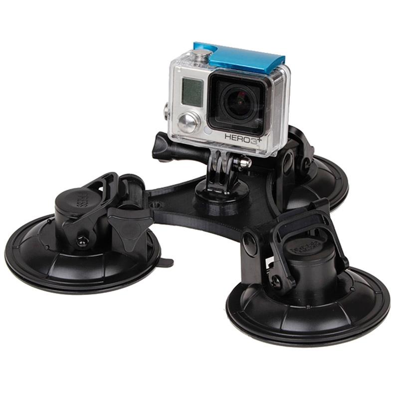 V562-4413-PLD-S-202502212340-00 Triangle Suction Cup Mount for Action Cameras with Screwdriver - Image 1