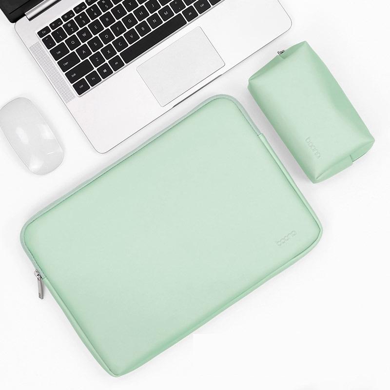 V562-5331475950DBT-202503062010-00 15 / 15.6 Inch Power & Mint Green Pu Leather Laptop Bag - Image 1