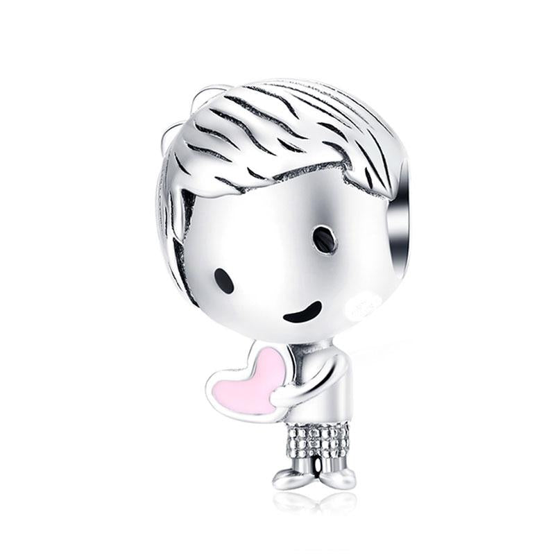 V562-55676240DBT-202504111736-00 925 Sterling Silver Childhood Boy Beaded Bracelet Diy Accessory - Image 1