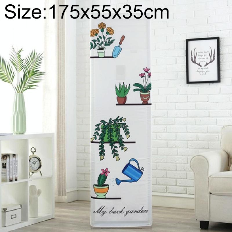 V562-7129377230DBT-202503031711-00 Green Plant Fabric Dust Cover for Vertical Cabinet Ac - 175x55x35cm All-inclusive - Image 1