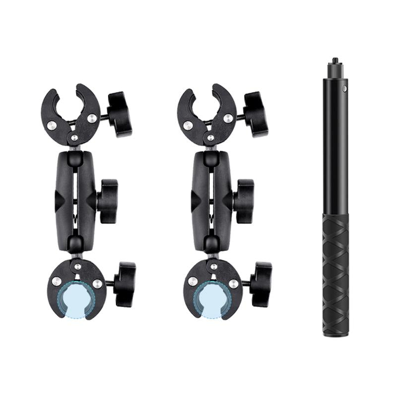 V562-7313GO-202502212310-00 Selfie Stick with Handlebar Mount and Fixed Clamps - Image 1