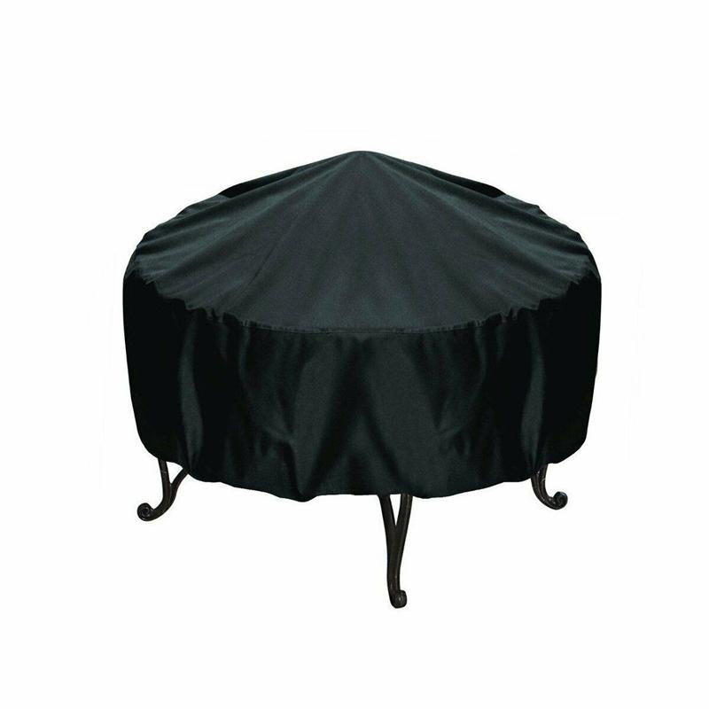 V562-8085274850DBT-202503031840-00 Rainproof Round Table Cover for Outdoor Garden Grill - 120x20cm - Image 1