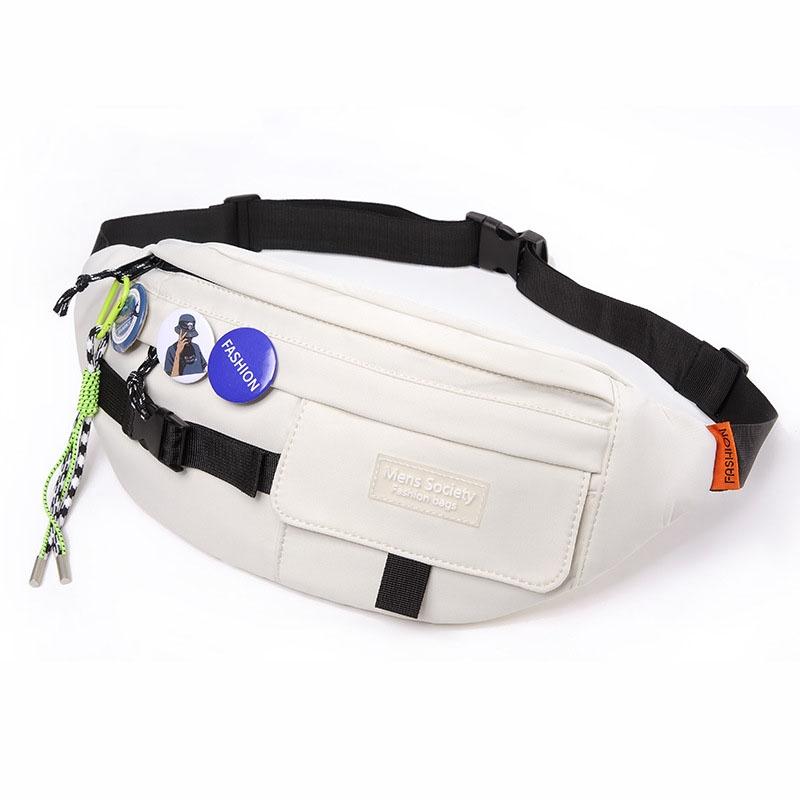 V562-8088073060DBT-202504251745-00 Chest Shoulder Messenger Bag Badge - White + Badge + Lanyard - Image 1