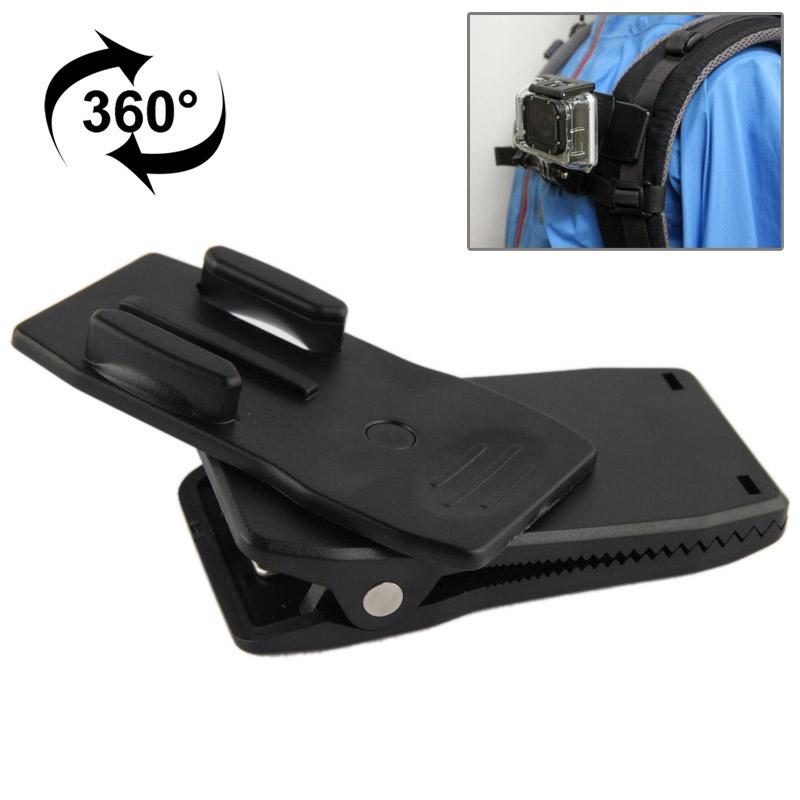 V562-8270-PLD-S-202502212350-00 360 Degree Quick Release Backpack Hat Clip for Action Cameras - Image 1
