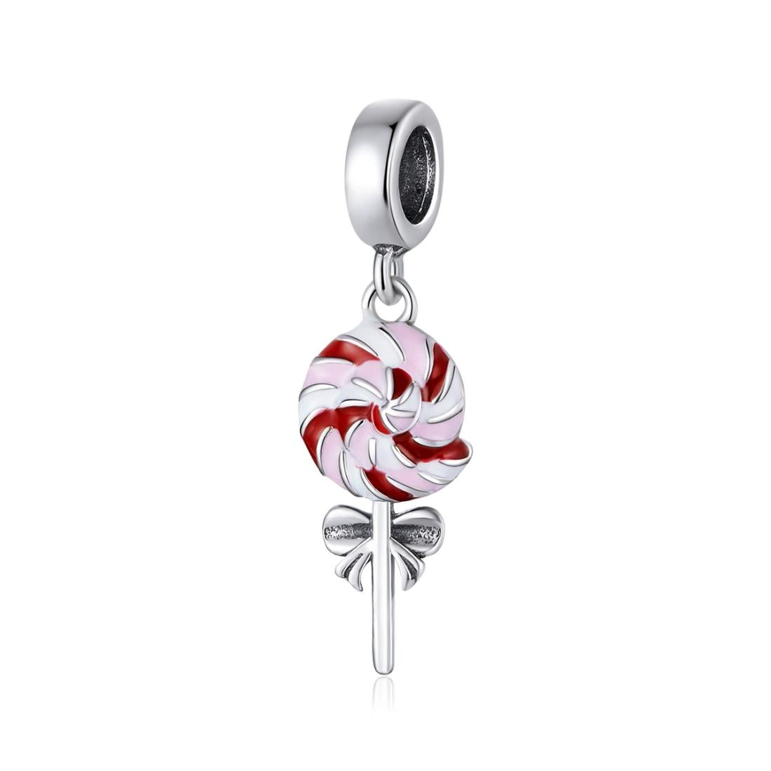 V562-88086240DBT-202504111740-00 925 Sterling Silver Colorful Lollipop Pendant - Image 1