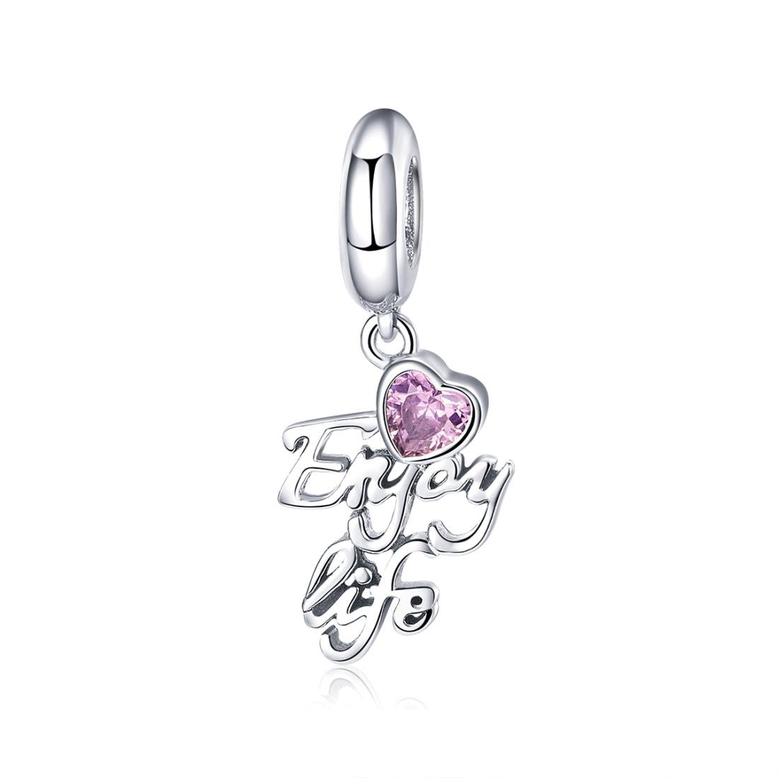 V562-883600ADE-202504111641-00 925 Sterling Silver Love Life Pendant For Diy Necklace / Bracelet - Image 1