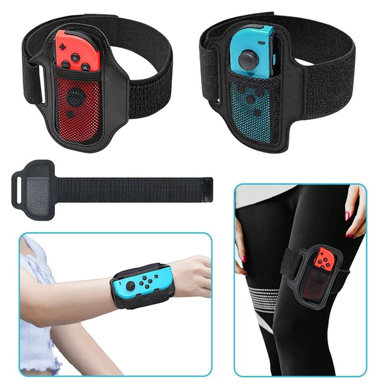 V562-92403060DBT-202503061925-00 Flexible Joycon Leg Strap with Adjustable Band - Image 1