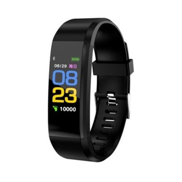 V562-A102185840DBT-202504252125-00 Smart Oled Fitness Tracker With Pedometer - Black - Image 1