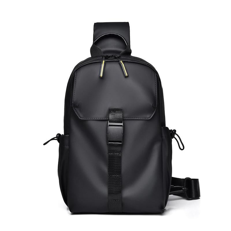 V562-A1022134060DBT-202505191535-00 2023 Large Capacity Waterproof Crossbody Chest Bag For Cycling & Sports - Black - Image 1