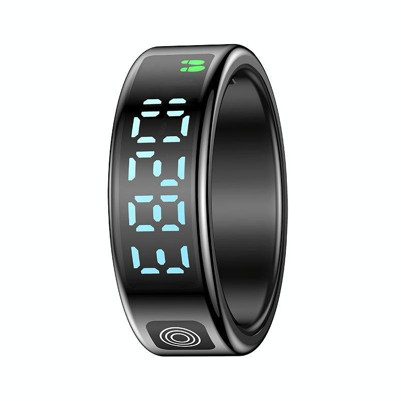 V562-A102328200AYS-202504281910-00 Smart Ring Gesture Control Health Monitoring Sports Modes - Black - Image 1
