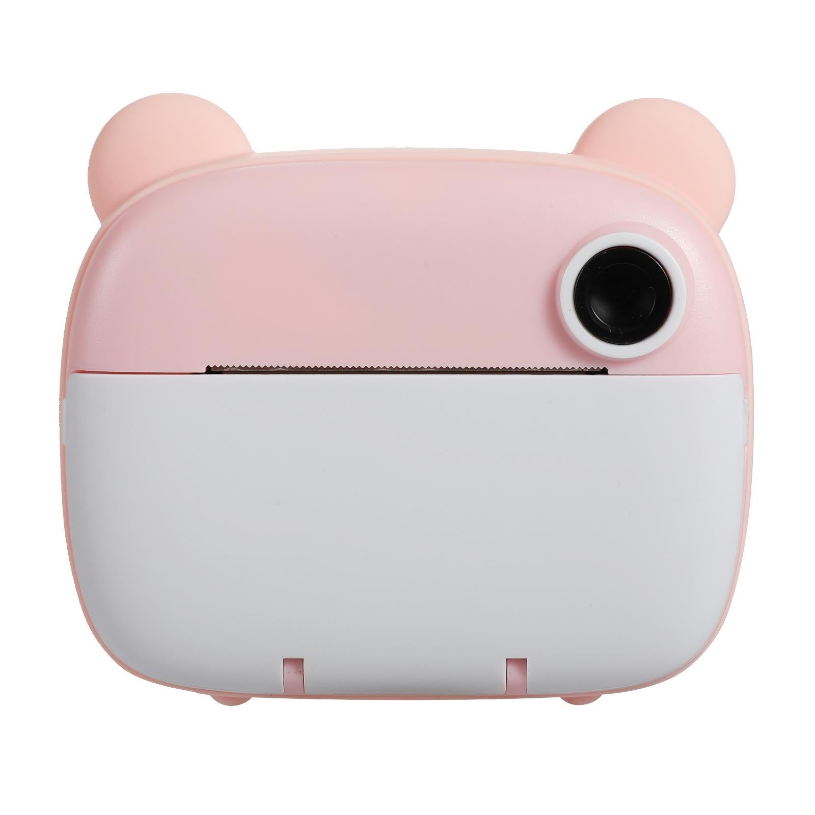V562-A1029383060DBT-221731-00 Instant Print Camera for Kids with Dual Lens and 2.4-inch Screen - Pink - Image 1