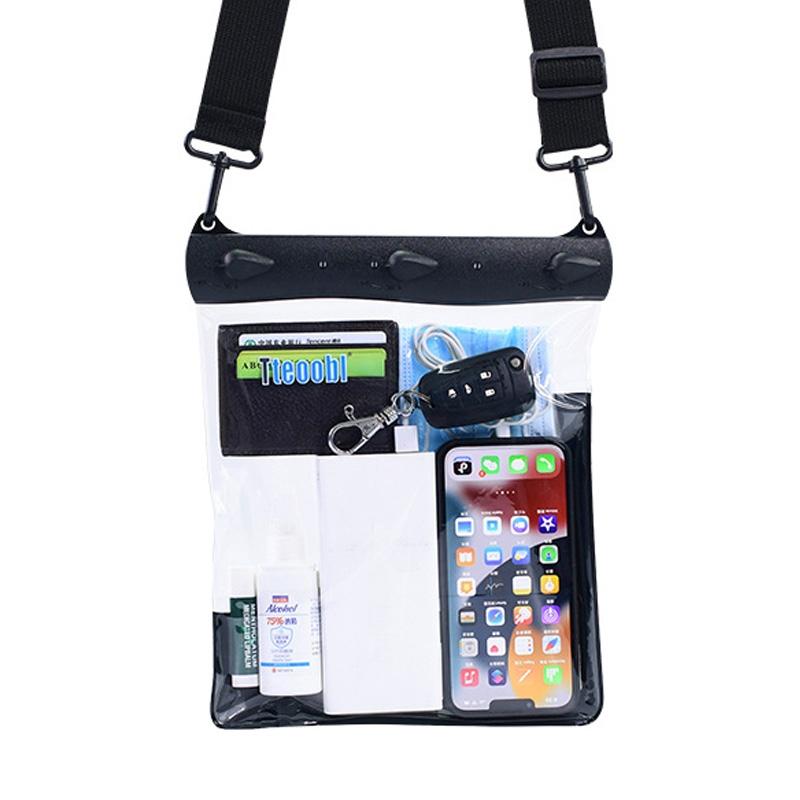 V562-A1029862060DBT-202503041305-00 Waterproof Shoulder Messenger Bag For Sundries Phone Compatible - Black - Image 1