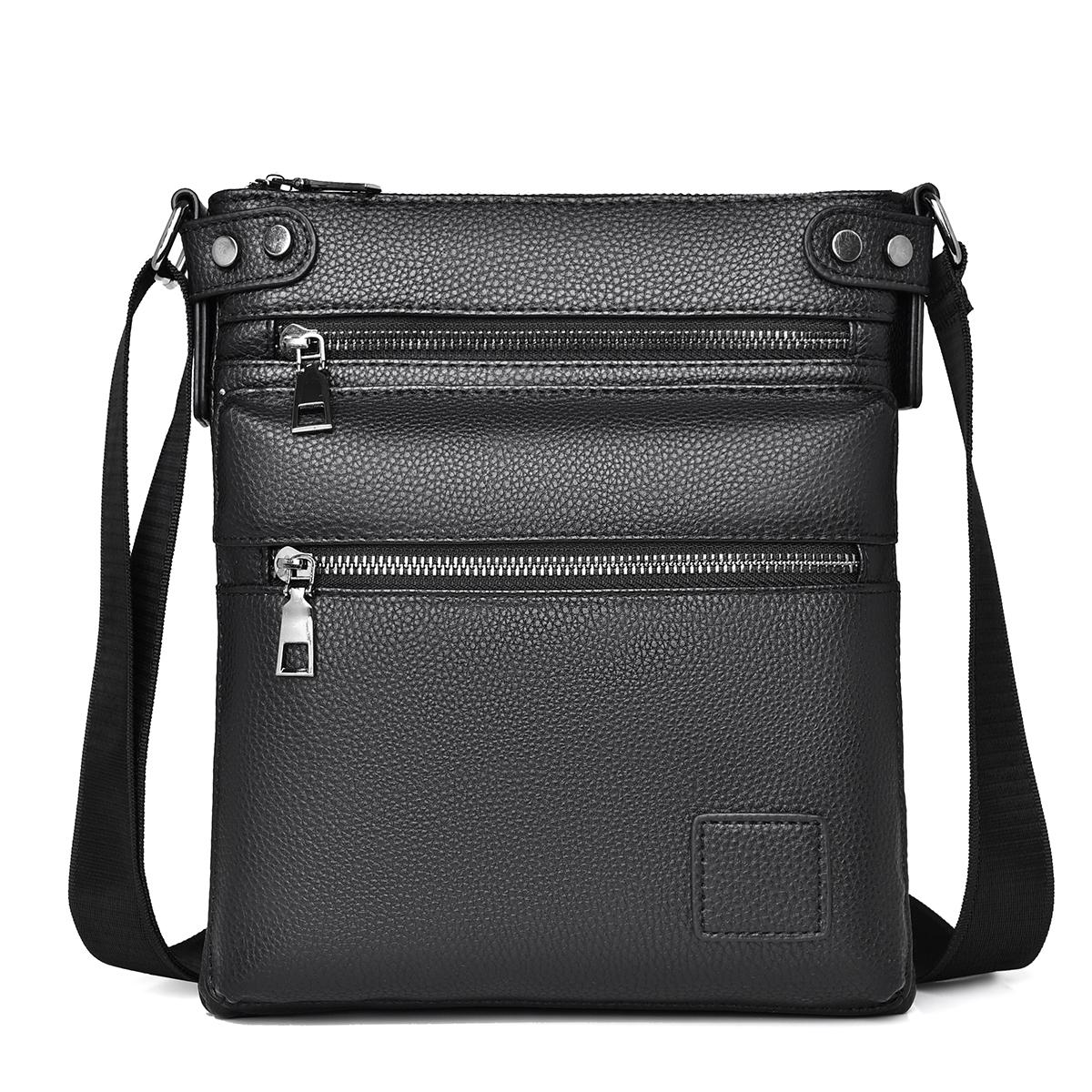 V562-A103549500ADE-202504251507-00 Retro Men's Crossbody Bag Black - Image 1