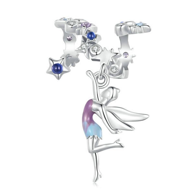 V562-A1050073060DBT-202504111920-00 925 Sterling Silver Enchanting Elf Bracelet & Necklace Set Diy Beads - Image 1