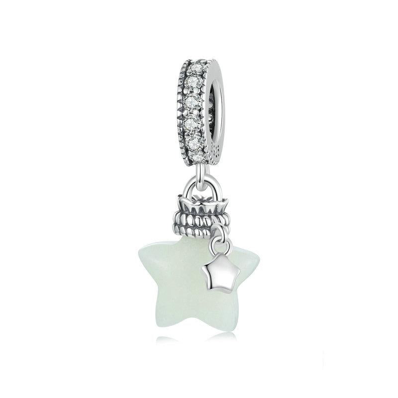 V562-A1061554060DBT-202504111715-00 925 Sterling Silver Luminous Star Wishing Bottle Pendant - Image 1