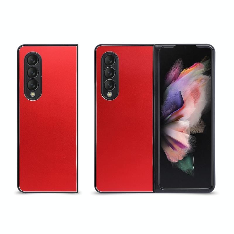 V562-A108752300ADE-202503211446-00 For Samsung Galaxy Z Fold4 5G Aluminum Foldable Phone Case - Red - Image 1