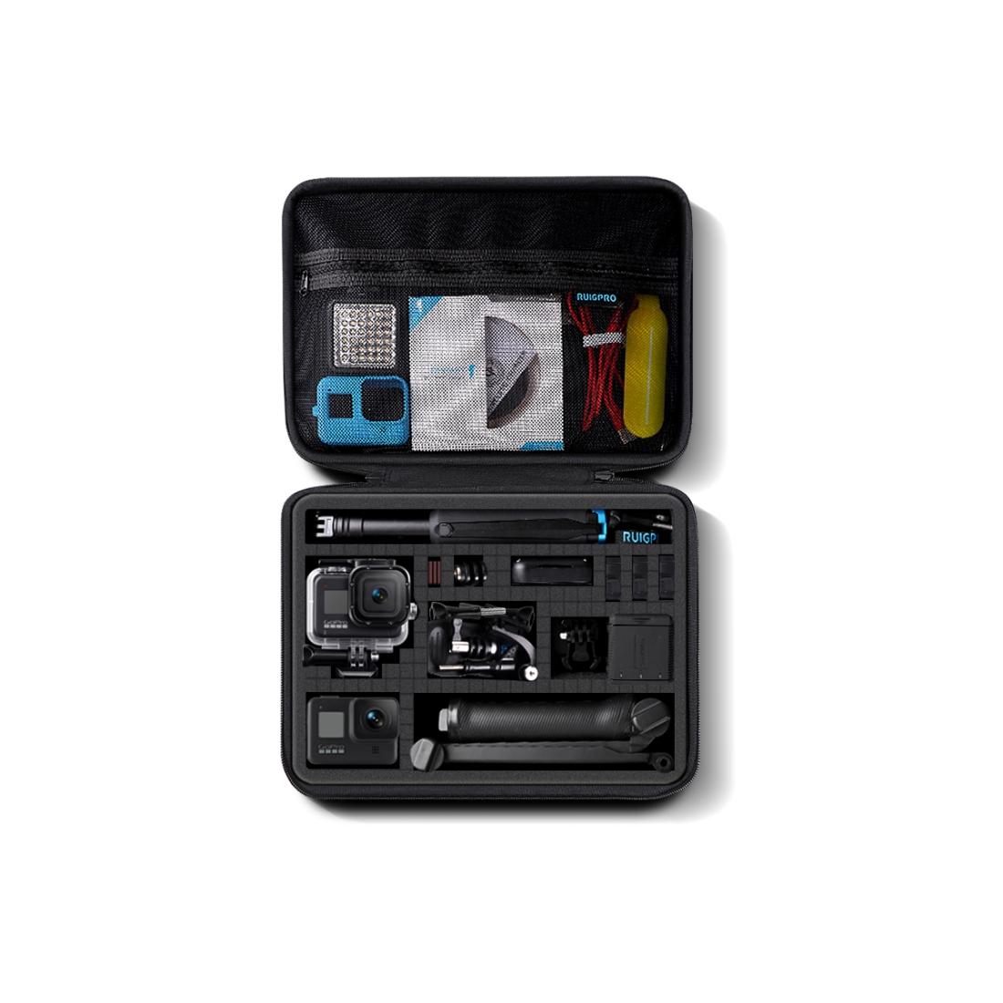 V562-A10905400ADE-202502212001-00 Waterproof Shockproof Portable Case for Gopro Hero8 / 7 / 6 - 33.5cm x 24.7cm x 6.3cm - Image 1