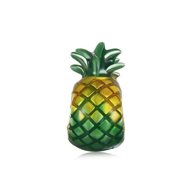 V562-A1093425060DBT-202504111847-00 925 Sterling Silver Gradient Pineapple Diy Beads - Image 1