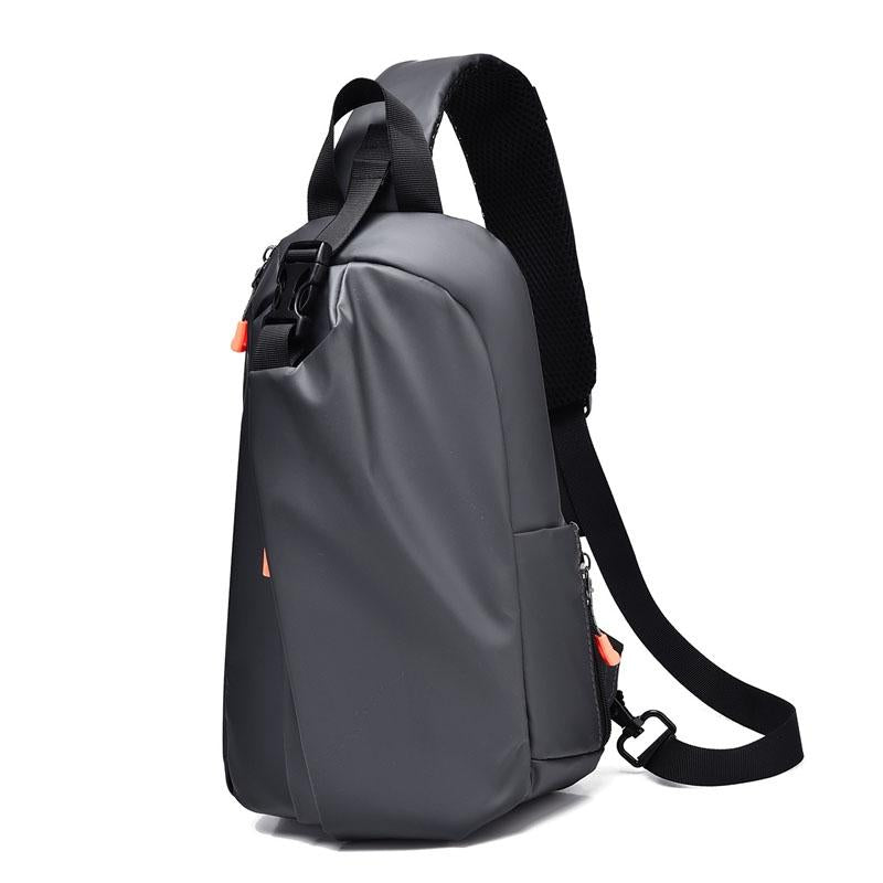 V562-B1025134060DBT-202505191532-00 Versatile Crossbody Chest Bag For Casual Or Sports Use - Gray - Image 1