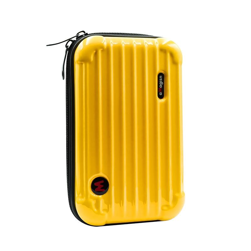 V562-B1037554060DBT-222207-00 Small Organizer Bag for Sports Camera Accessories 18.5 x 11.5 x 6cm - Yellow - Image 1