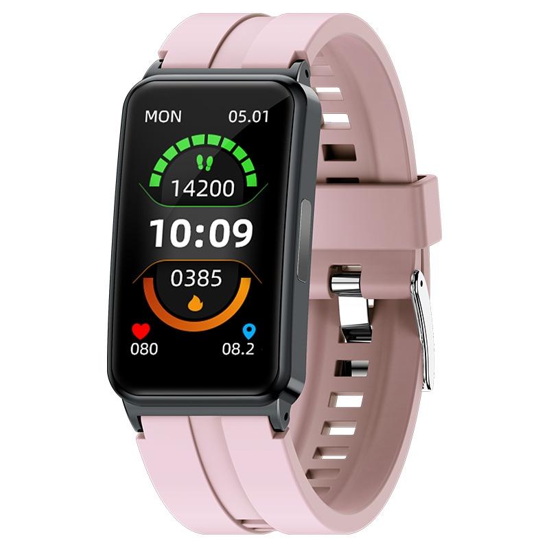 V562-B105669100AYS-202504252037-00 Smart Watch With Heart Rate And Blood Pressure Monitoring - Colour Screen - Pink - Image 1