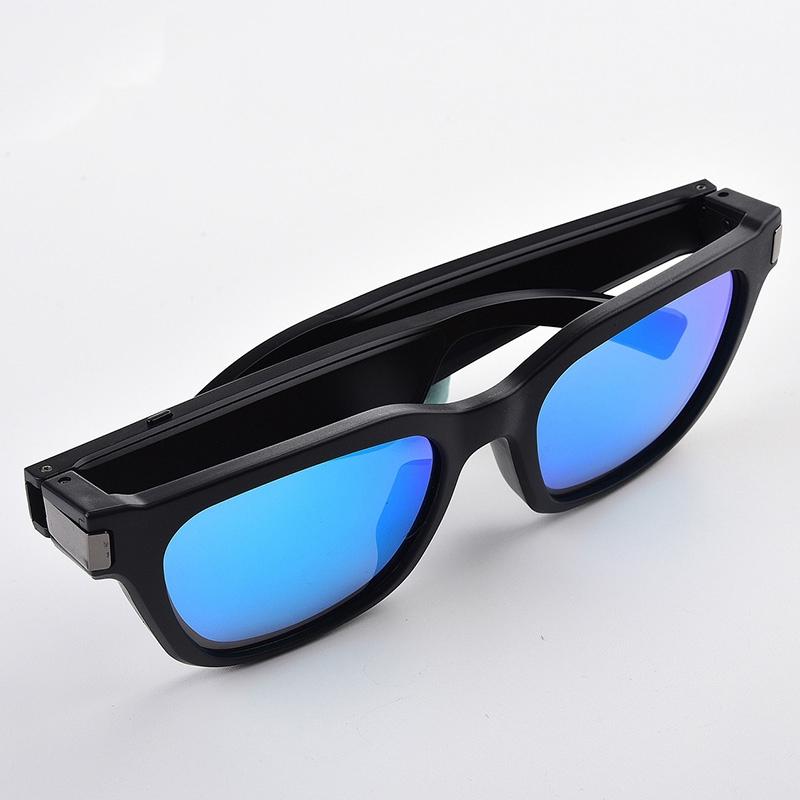 V562-B1060668450DBT-202505261808-00 Waterproof Bluetooth Glasses Earphone - Mini Binaural Smart Call - Blue - Image 1