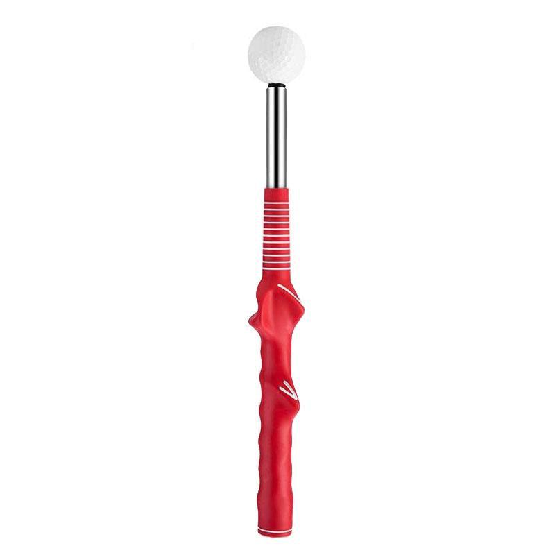 V562-B1073454060DBT-202503041745-00 Indoor Golf Swing Practice Stick with Sound Assistant - Red - Image 1